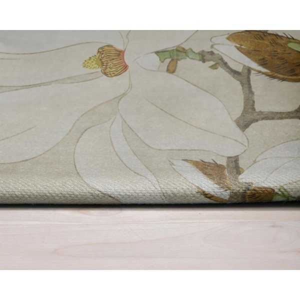 Зелен и бежов килим 135x55 cm Bird - Velvet Atelier-image-3