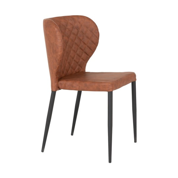 Кафяви трапезни столове в цвят коняк в комплект от 4 броя Pisa - House Nordic-image-2
