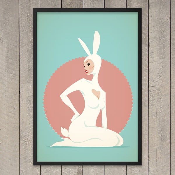 Plakát Bunny girl, 29,7x42 cm
