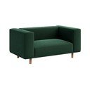 Кресло от тъмнозелено кадифе Kukumo - Ame Yens