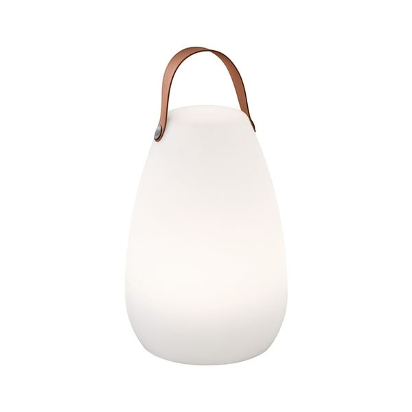 LED настолна лампа в бяло и кафяво  (височина 26 cm) Ruby – Fischer & Honsel