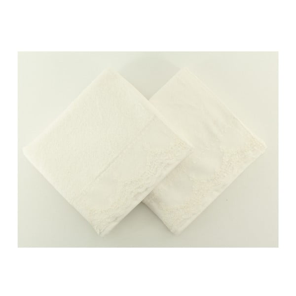 Sada 2 ručníků Almeda Cream, 50x90 cm