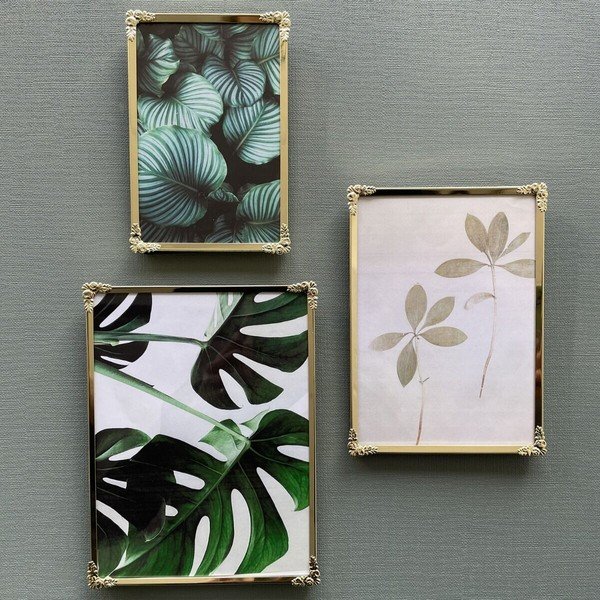 Метална стояща/висяща рамка в златисто 13,5x18,5 cm Decora – Zilverstad-image-1