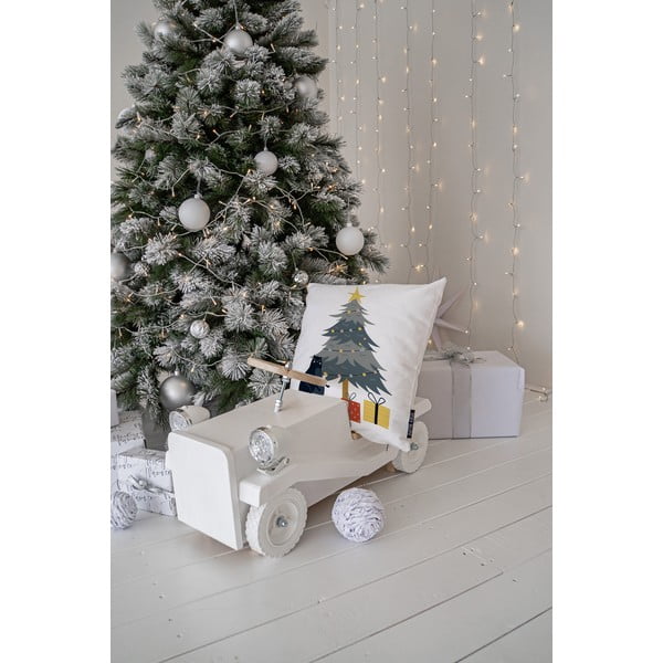 Декоративна възглавница с коледен мотив 45x45 cm Crazy Cat Xmas – Butter Kings-image-1