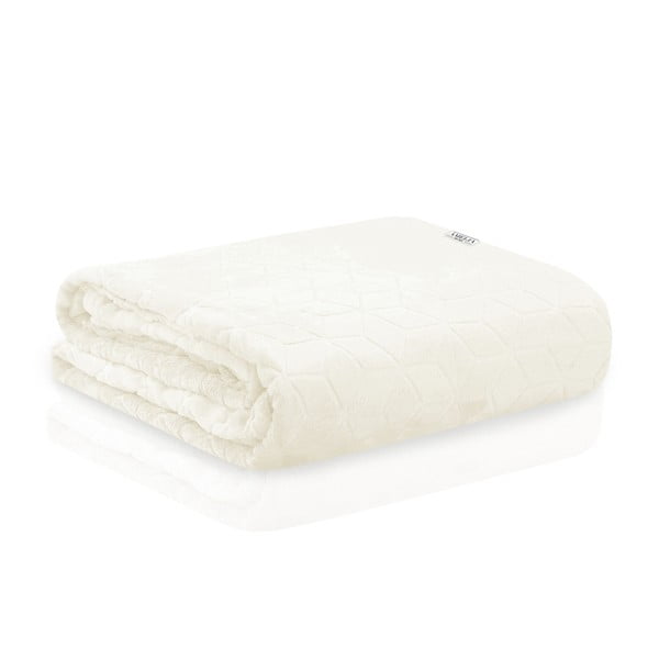 Кремаво одеяло от микрофибър Nessa, 200 x 150 cm - DecoKing