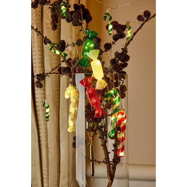 Бяла висяща коледна светлинна украса ø 1,5 cm Hannah – Sirius-image-3