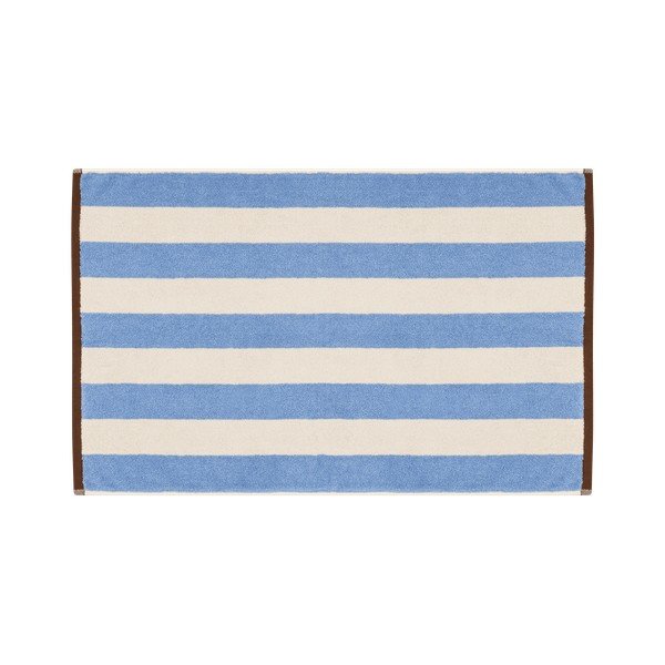 Син текстилен килим за баня 50x80 cm Gobo – noo.ma