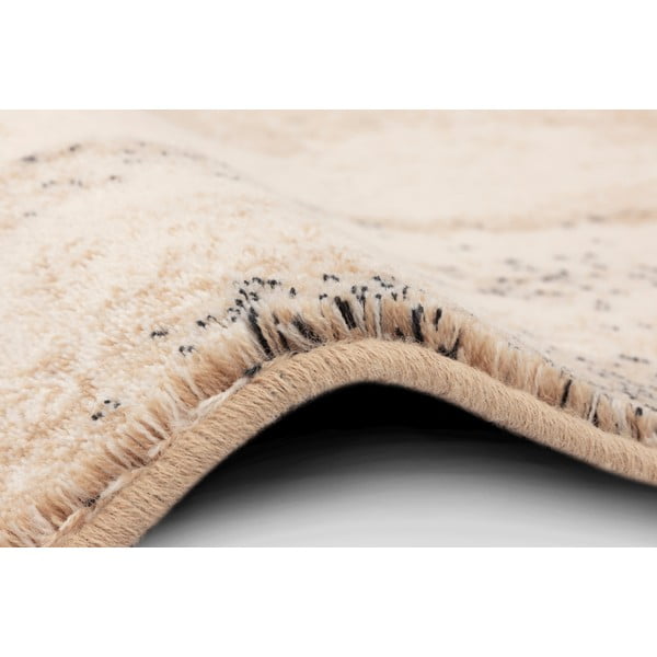 Бежов вълнен килим 200x300 cm Eddy - Agnella-image-2