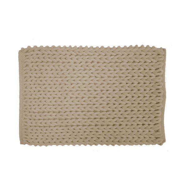 Светлокафяв килим за баня 50x80 cm Ariel – douceur d'intérieur