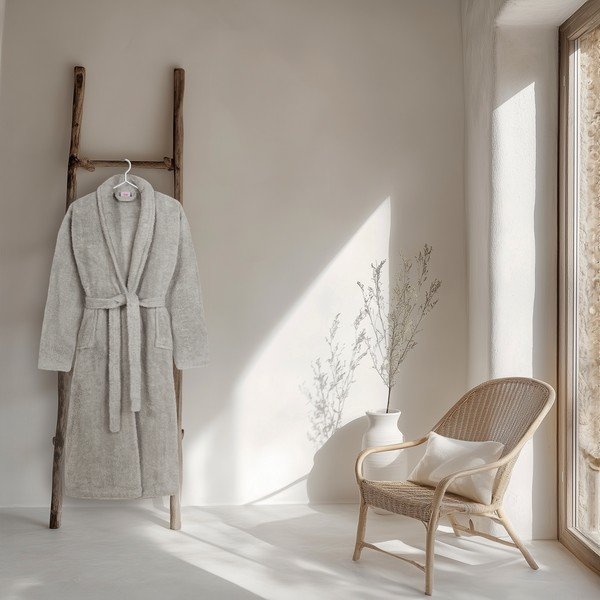 Сива памучна хавлия M/L Terry – HIP-image-1