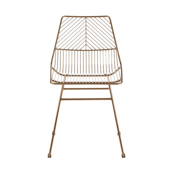 Метален трапезен стол в златист цвят District – Premier Housewares-image-2