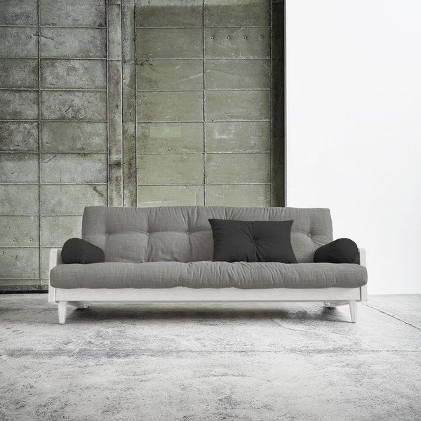 Rozkládací pohovka Karup Indie White/Granite Grey/Dark Grey-image-1