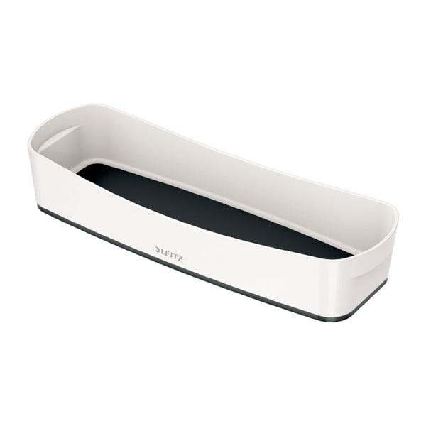 Бял и черен пластмасов органайзер за канцеларски материали MyBox - Leitz