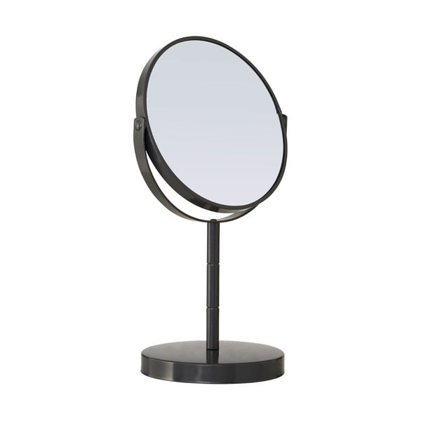 Šedé kosmetické oboustranné zrcadlo Premier Housewares, 15 x 26 cm