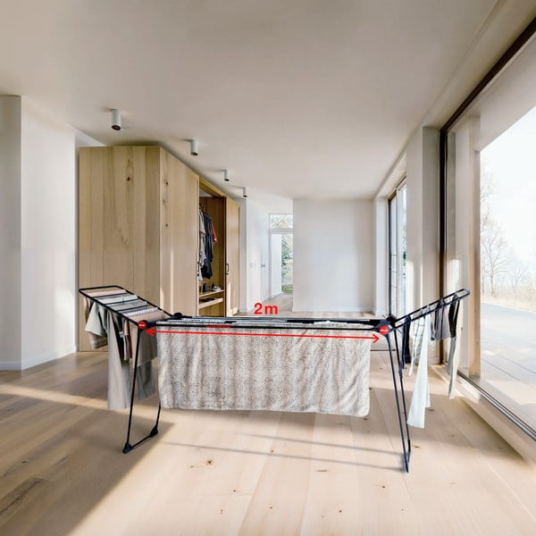 Черна сушилня за дрехи Infinity Flex 30m – Vileda-image-1