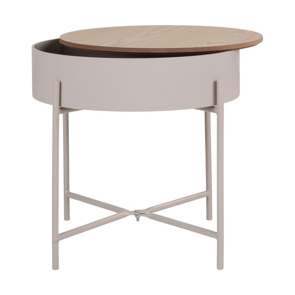 Метална кръгла странична масичка ø 40 cm Sisco – House Nordic-image-4