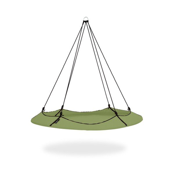 Зелена градинска люлка със стойка - Hangout Pod-image-3