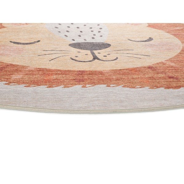 Оранжев и кремав детски килим подходящ за пране ø120 cm Candy – Universal-image-2