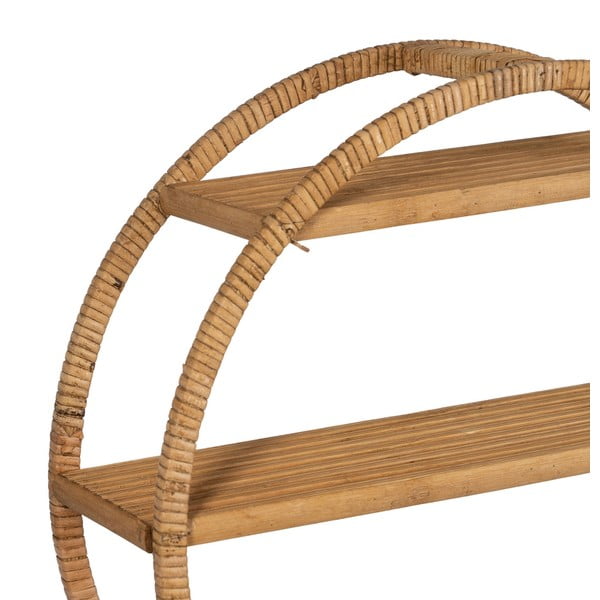 Ратанов стенен рафт на няколко нива в естествен цвят 45,5 cm – Ixia-image-2