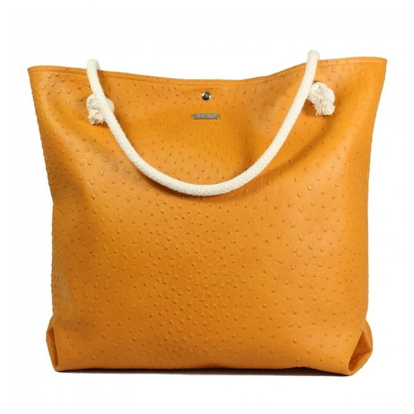 Горчичнокафява чанта Grace No.56 - Dara bags
