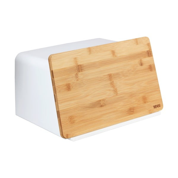 Бяла кутия за хляб с бамбуков капак Kubo - Wenko