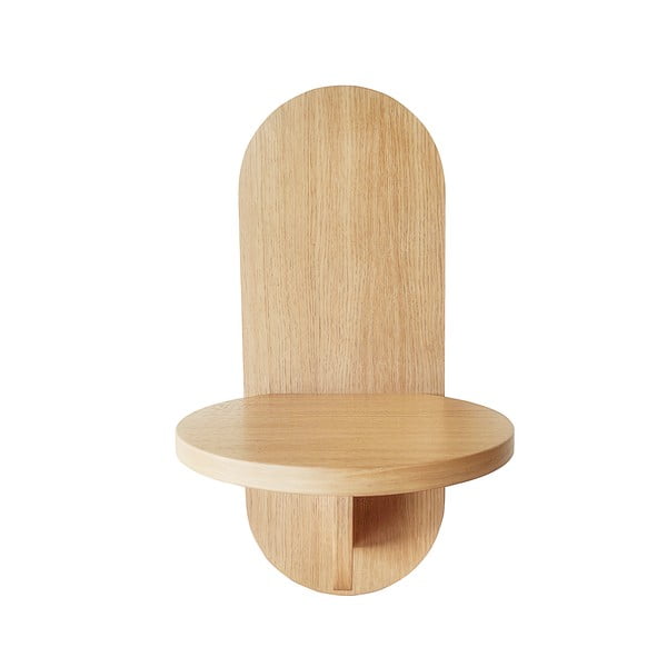 Рафтове с дъбов декор в естествен цвят Soft - Woodman-image-3