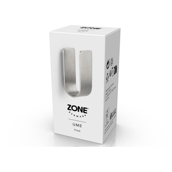 Стенна метална кука в матово сребрист цвят Ume – Zone-image-4