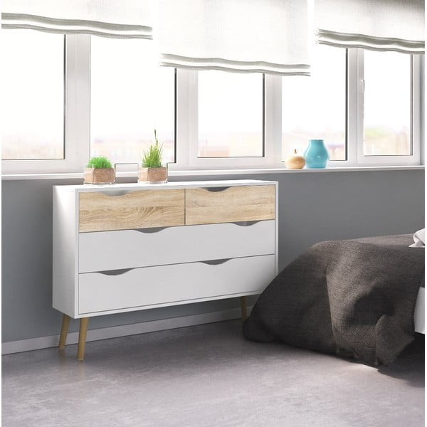 Бял скрин , 99 x 82 cm Oslo - Tvilum-image-2