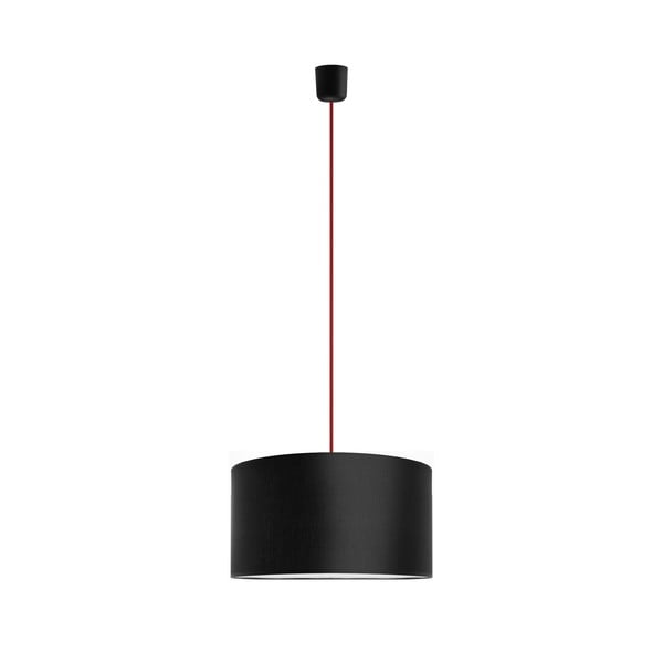Závěsné svítidlo Tres 36 cm, červená/černá