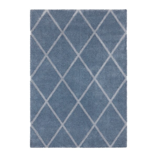 Синьо-сив килим Maniac Lunel, 200 x 290 cm - Elle Decoration