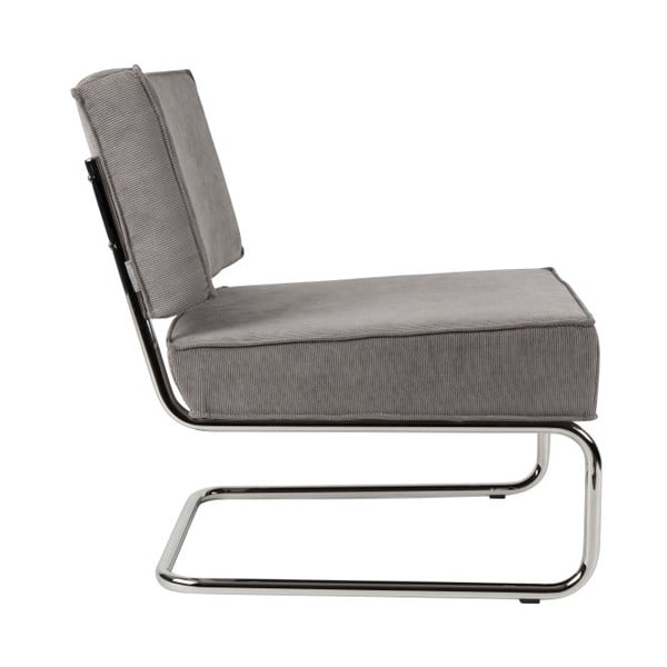 Светлосиво кресло Rib - Zuiver-image-2