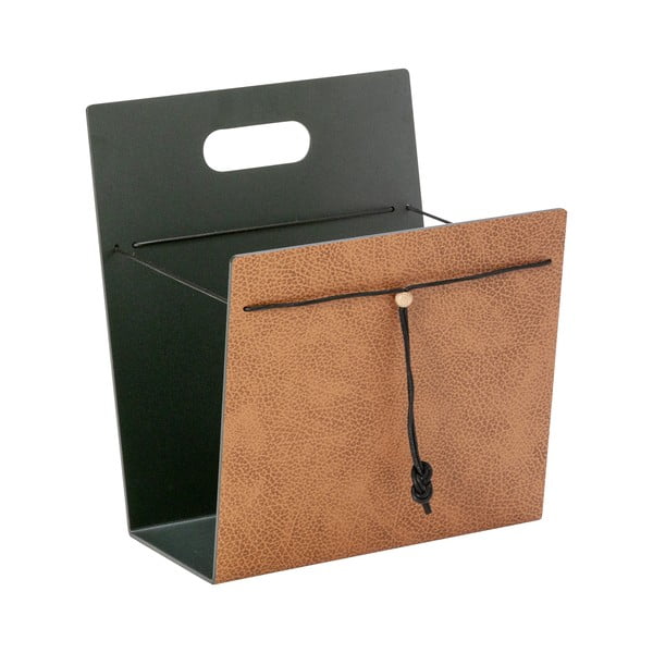 Стойка за списания от метал и еко кожа Bull M – LIND DNA