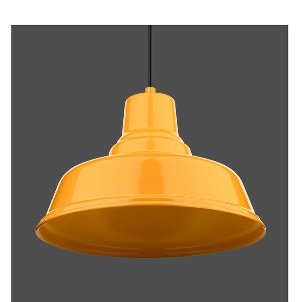 Висяща лампа от метал в цвят охра ø 32 cm Pawn - Squid Lighting-image-2
