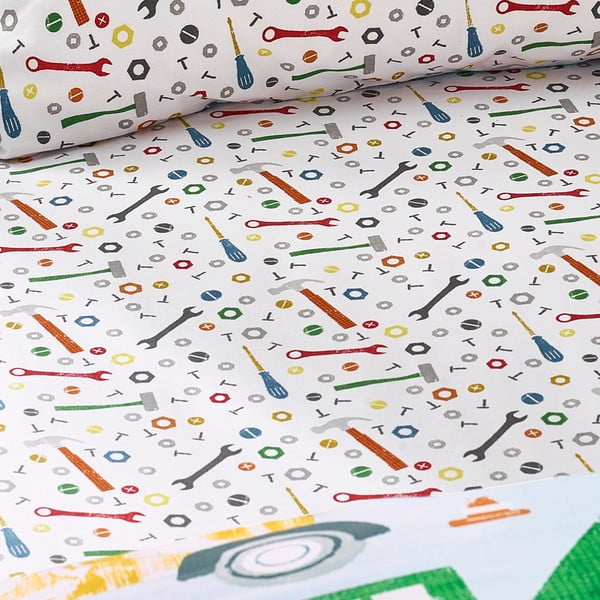 Еластичен единичен детски чаршаф 90x190 cm Digger Dreams – Catherine Lansfield-image-2