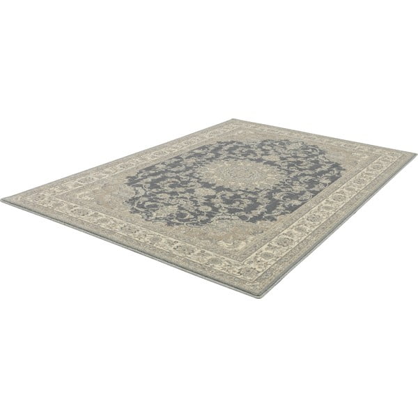 Сив вълнен килим 133x180 cm Beatrice - Agnella-image-4