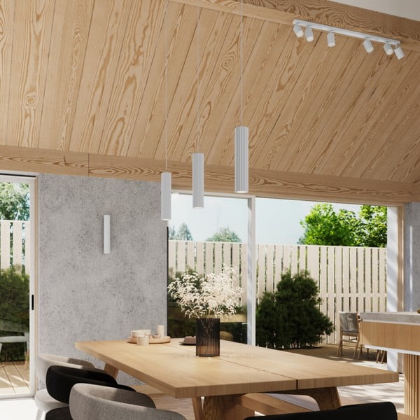 Бяла стенна лампа Gleam – Sollux-image-4