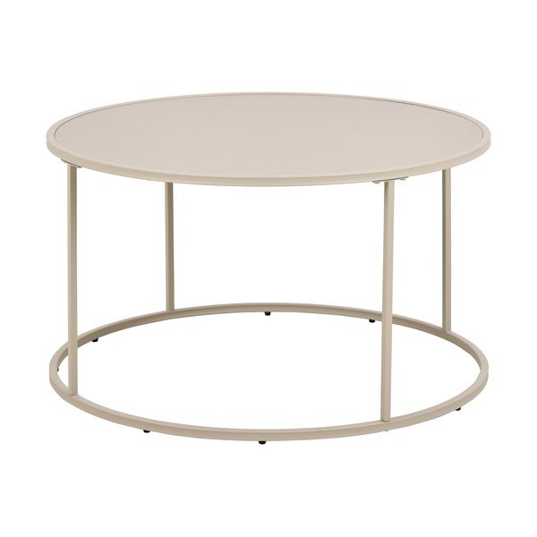 Сива стоманена кръгла масичка за кафе ø 80 cm Seaford – Actona