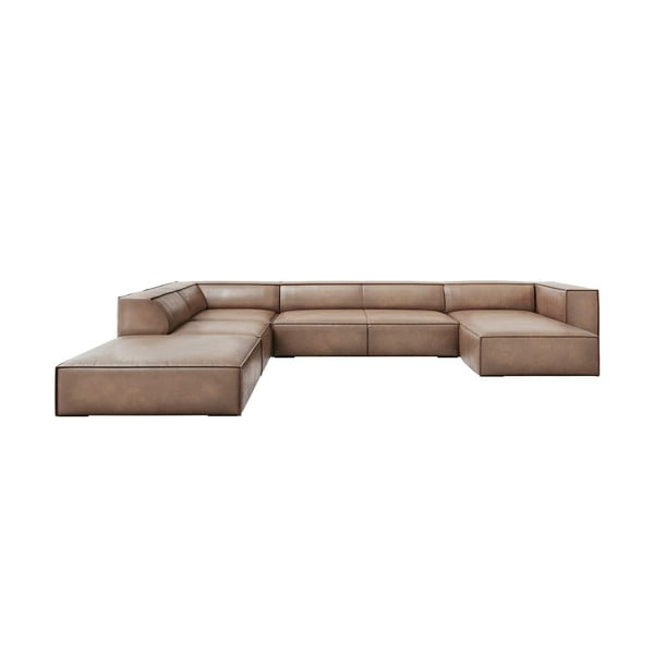 Ъглов диван от светлокафява кожа (ляв ъгъл) Madame - Windsor & Co Sofas