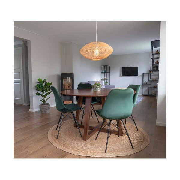 Комплект от 2 тъмнозелени трапезни стола Oslo - House Nordic-image-4