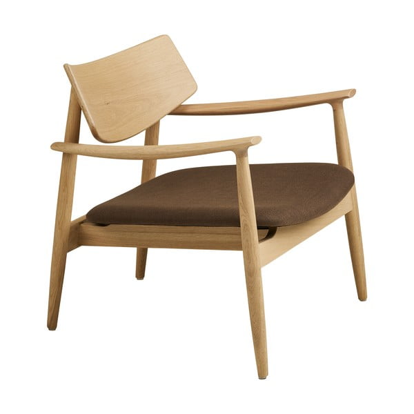 Кафяво кресло Olvera – House Nordic-image-3