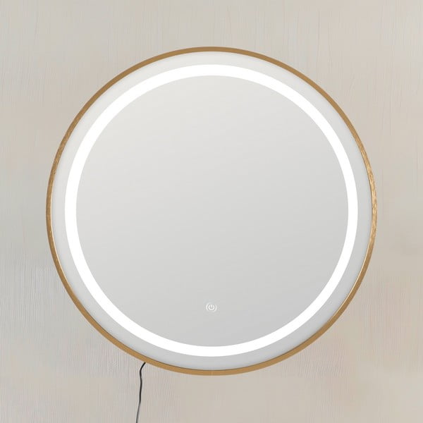 Стенно огледало със светлина 60x60 cm – Ixia-image-1