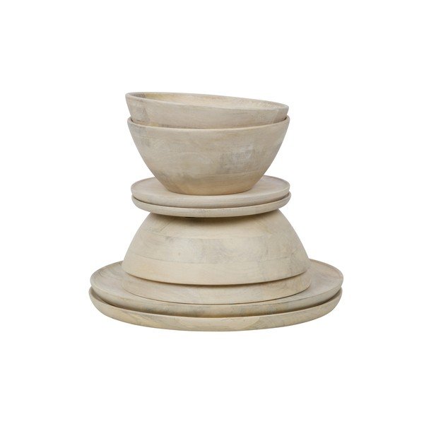 Поднос от мангово дърво, ø 41 cm - BePureHome-image-1
