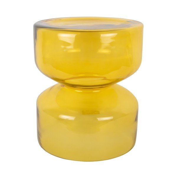 Стъклена кръгла странична масичка ø 35 cm Doble  – Leitmotiv