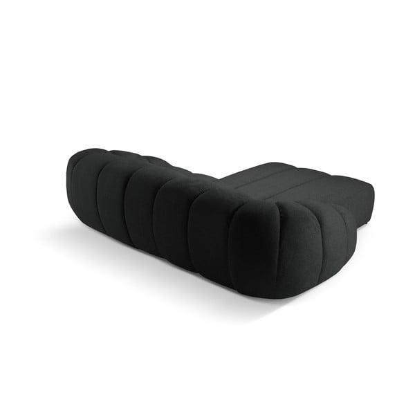 Черен ъглов диван (ляв ъгъл) Diana – Micadoni -image-3