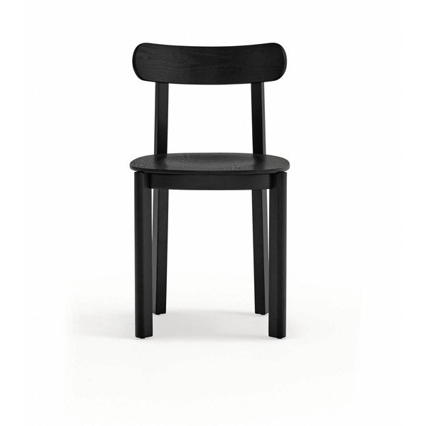 Черен трапезен стол от декор от ясен Nara – Teulat-image-2