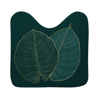 Тъмнозелен килим за баня WC 45x45 cm Jade – douceur d'intérieur