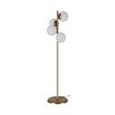 Подова лампа в златист цвят , височина 130 cm Owl - Squid Lighting