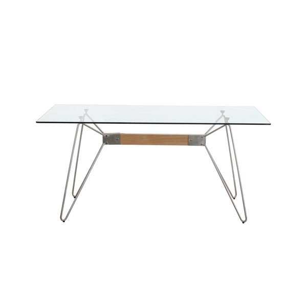 Маса за хранене с черни крака Nicole, 160 x 90 cm - Marckeric-image-4