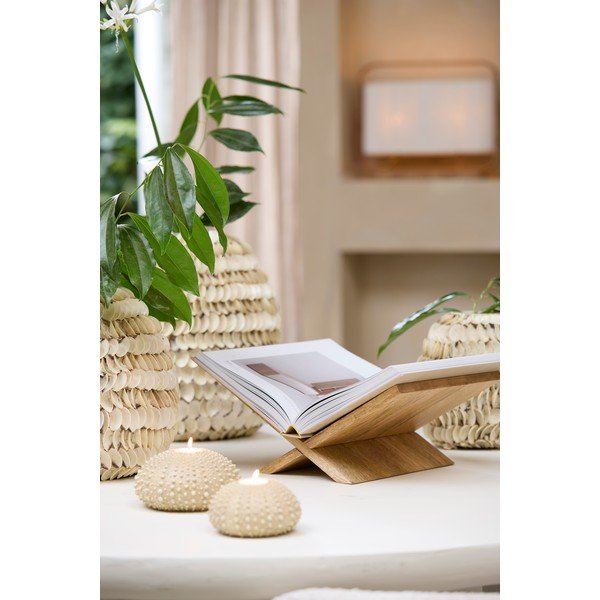 Дървена поставка за готварски книги Tonosi – Light & Living-image-1