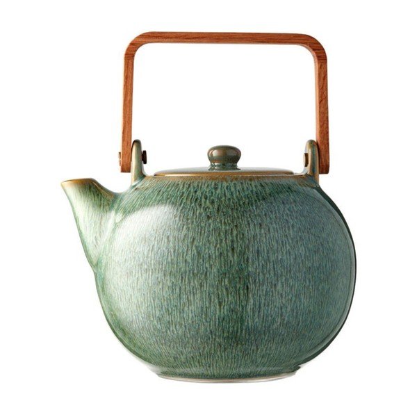 Зелен керамичен чайник с цедка 1,2 l Gastro Green – Bitz